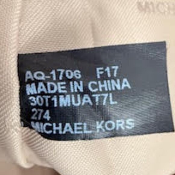 Michael Kors Light Blue Pebbled Leather Crossbody Bag Gold Hardware - Picture 14 of 14